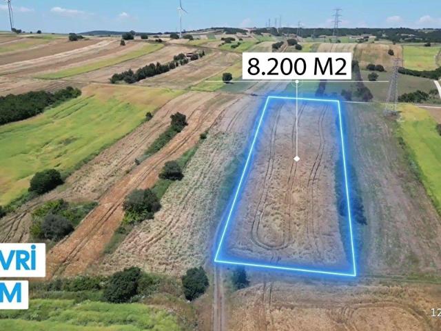 MÜSTAKİL TAPULU SİLİVRİ B. KILIÇLI 8200m2 ARAÇ KONUT TAKASLI YATIRIMLIK SATILIK ARSA