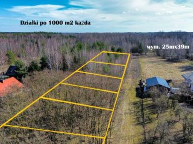 Musuły, ul. Radońska, 1000 m² Działka