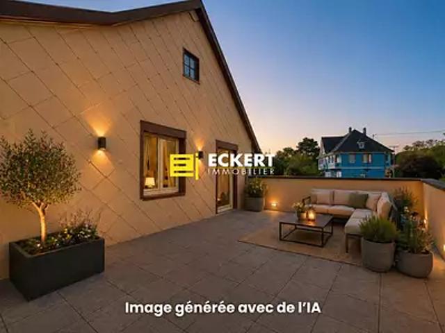 Mutzig 67190 Achat / Vente maison 5 pièces t5 terrasse