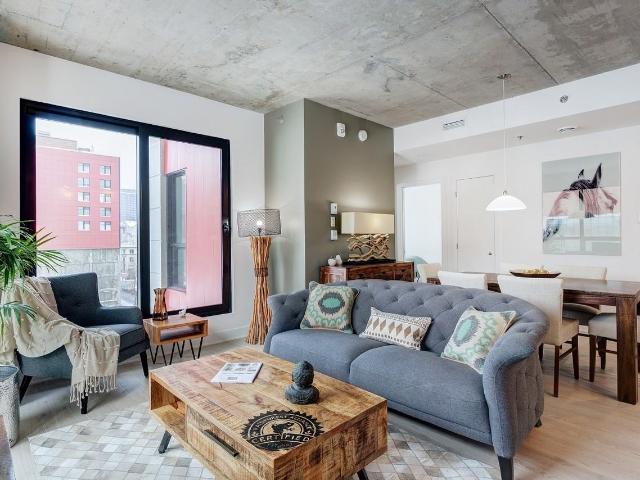 MYRIADE Condos for rent Quartier des spectacles 2 Bedroom Apartment for Rent at 1445 Rue Clark, Montréal, QC H2X 0C4 Quartier Ville Marie