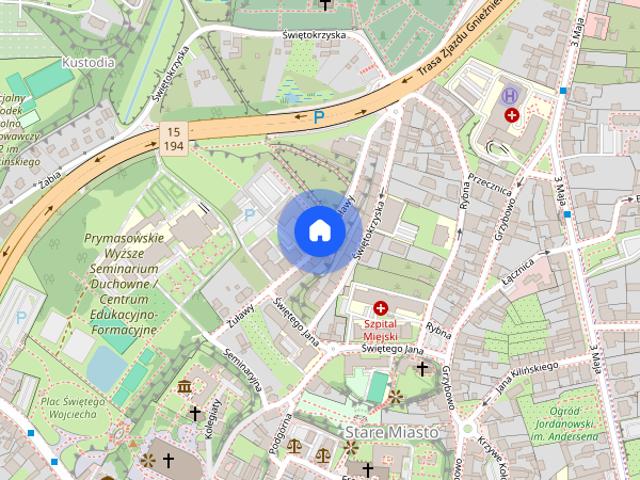 Na wynajem apartament z widokiem na katedrę, centrum Gniezna