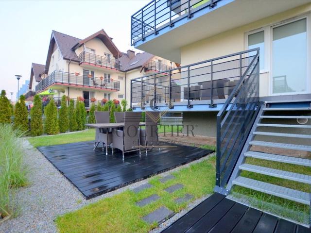 Na wynajem przestronne mieszkanie 42 m² z ogrodem 120 m² w spokojnych Krzykach
