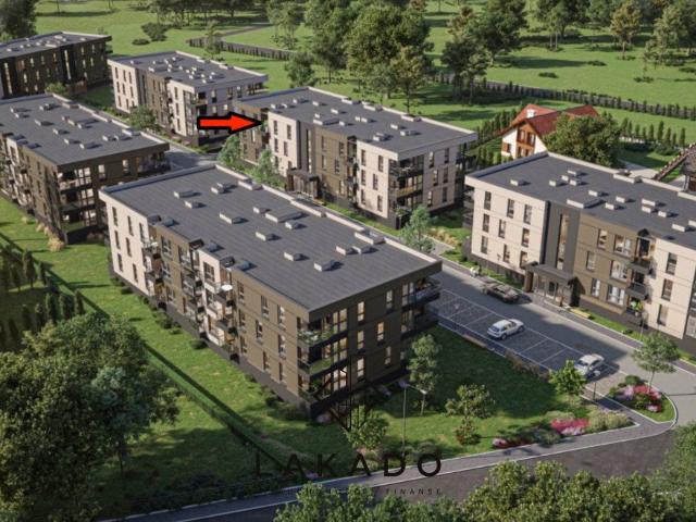Na sprzedaż nowoczesne 2 pokojowe mieszkanie 38 m² z garażem