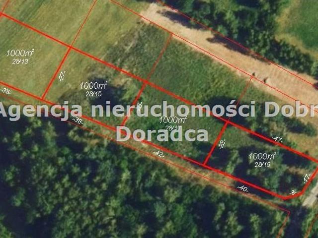 Na sprzedaż działka 1000 m² w Wycinkach Osowskich