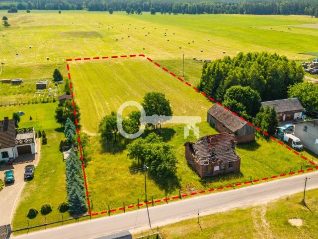 Na sprzedaż działka 8 800 m² w Kęszy z unikalną cegłą