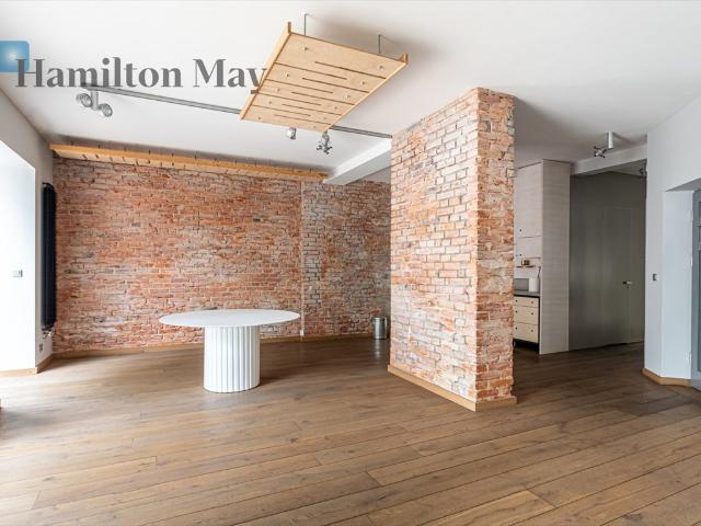 Luksusowy loft 192 m² z ogrodem i garażem na Saskiej Kępie