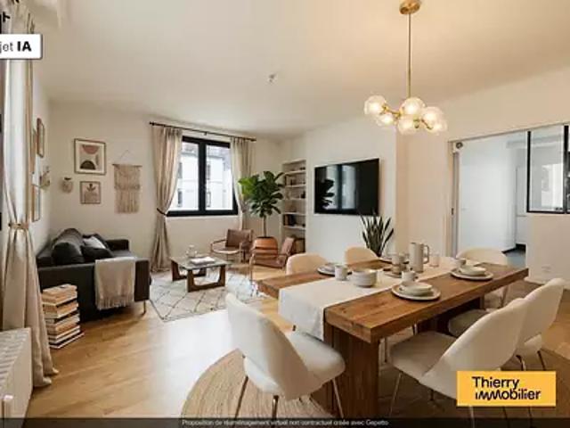 Nantes 44000 Achat / Vente appartement 3 pièces t3 cave