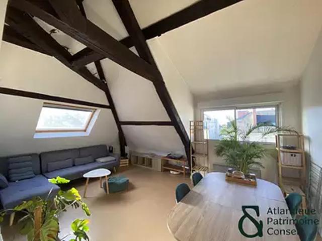 Nantes 44000 Achat / Vente appartement 3 pièces t3 au dernier étage