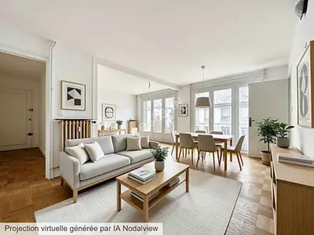 Nantes 44000 Achat / Vente appartement 3 pièces t3 terrasse cave