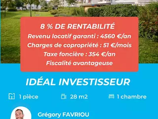 Nantes 44000 Achat / Vente appartement 1 pièce t1