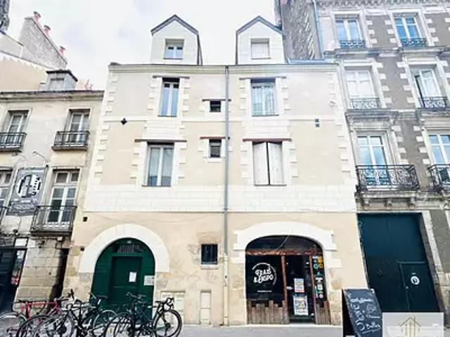 Nantes 44000 Achat / Vente appartement 1 pièce t1 au dernier étage