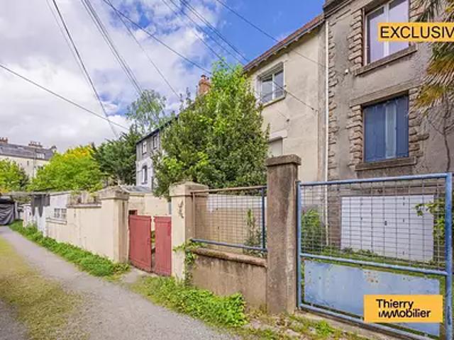 Nantes 44000 Achat / Vente appartement 2 pièces t2 au dernier étage cave
