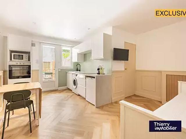 Nantes 44000 Achat / Vente appartement 2 pièces t2 terrasse cave