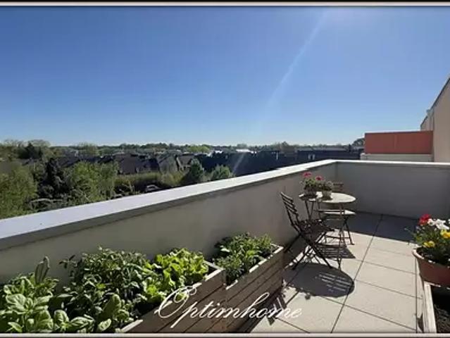 Nantes 44000 Achat / Vente appartement 4 pièces t4 au dernier étage terrasse