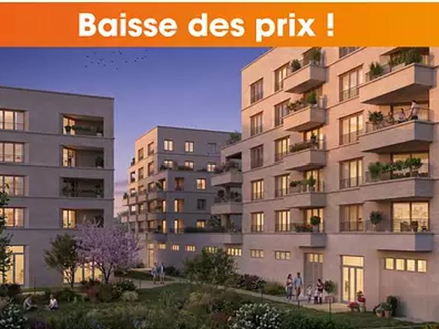 Nantes 44000 Programme neuf appartement neuf à vendre t3 TVA 5,5%