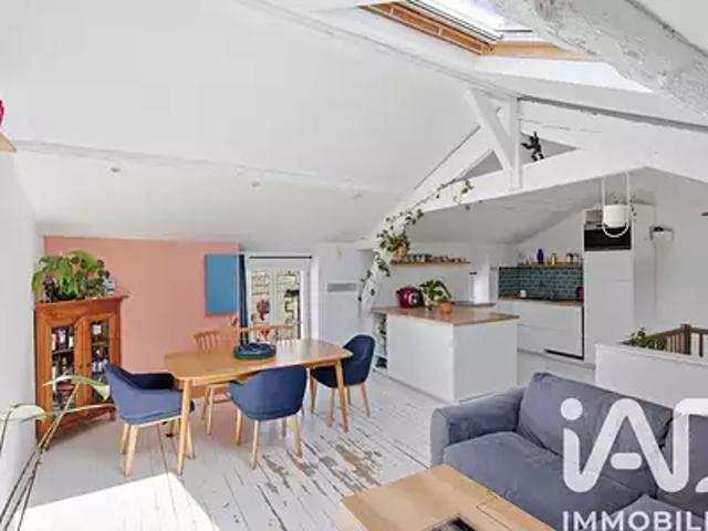 Nantes 44100 Achat / Vente appartement 3 pièces t3 au dernier étage