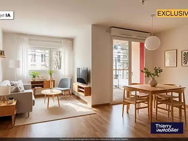 Nantes 44300 Achat / Vente appartement 3 pièces t3