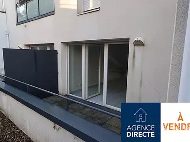 Nantes 44300 Achat / Vente appartement 2 pièces t2 terrasse cave
