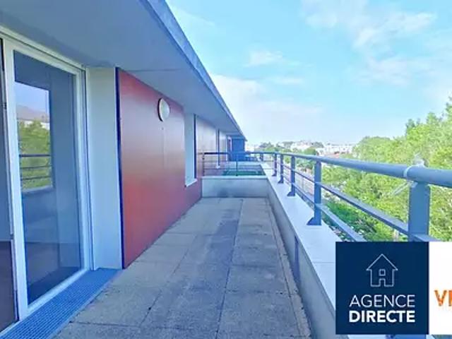 Nantes 44300 Achat / Vente appartement 4 pièces t4 au dernier étage terrasse