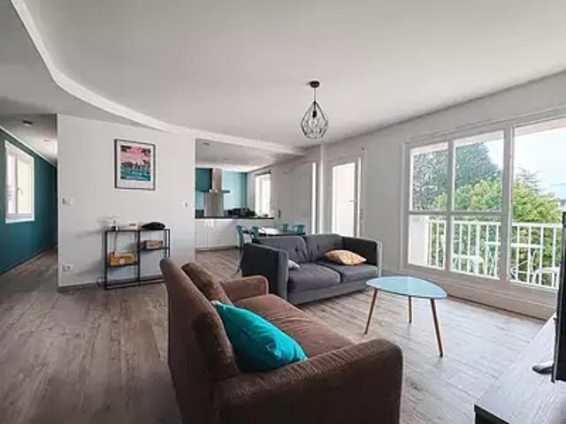 Nantes 44300 Achat / Vente appartement 5 pièces t5 au dernier étage terrasse