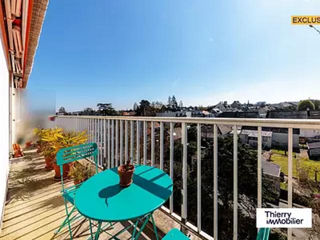 Nantes 44300 Achat / Vente appartement 5 pièces t5 au dernier étage cave