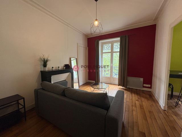 NANTES 50 OTAGES Appartement MEUBLÉ 2 pièces 28 m2 | Poulpiquet Immobilier