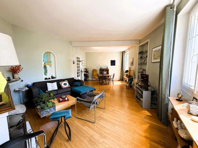 Nantes Canclaux T4 5 Ensoleille Parquet Cheminee et Garage C. 104m² Nantes