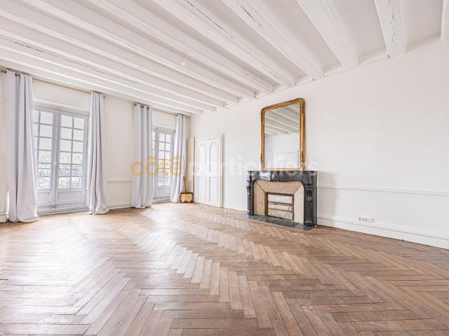 NANTES CENTRE APPARTEMENT de CARACTERE 8 PIECES 220m2 LUMINEUX PATRIMOINE pour habitation/bureaux