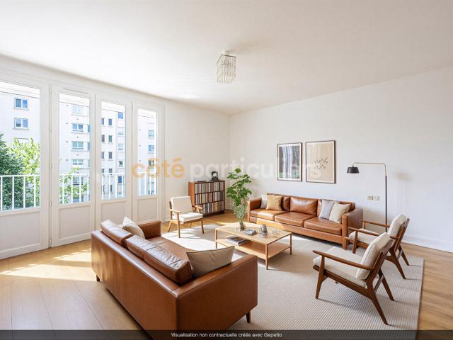 NANTES HIPPODROME 78 M2 T4 3 CHAMBRES BALCON STATIONNEMENT CAVE