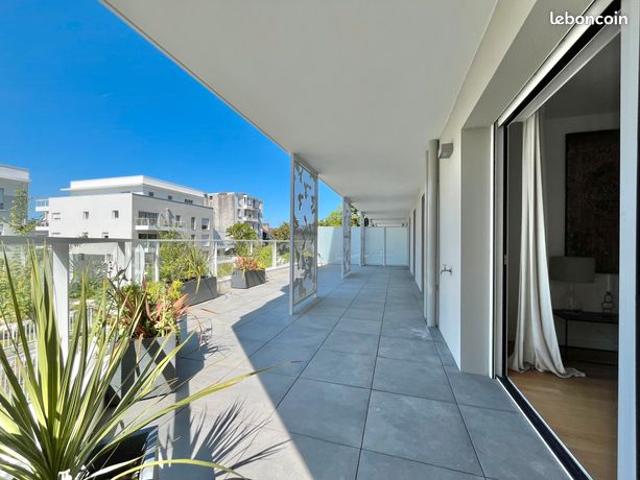 Nantes Monselet, copropriété de standing, T4 avec grande terrasse