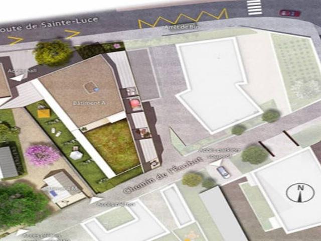 Nantes secteur Doulon proche tramway