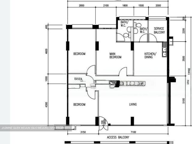 Nanyang Pearl Jurong West, HDB 4 Rooms