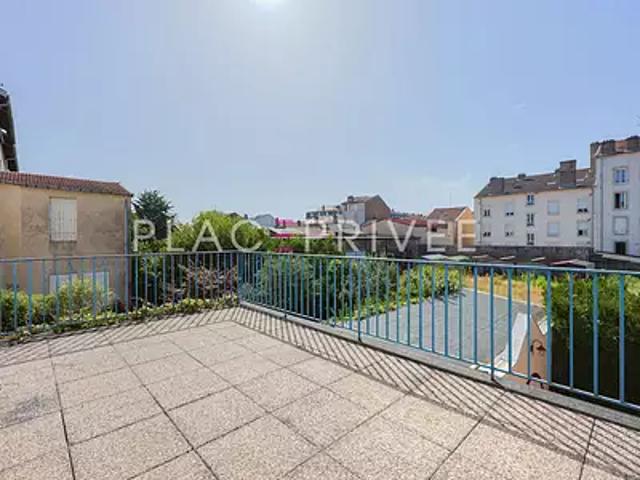Nancy 54000 Location appartement 4 pièces t4 terrasse cave
