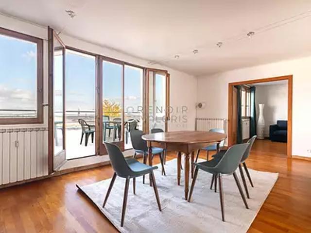 Nancy 54000 Location appartement 3 pièces t3 au dernier étage terrasse