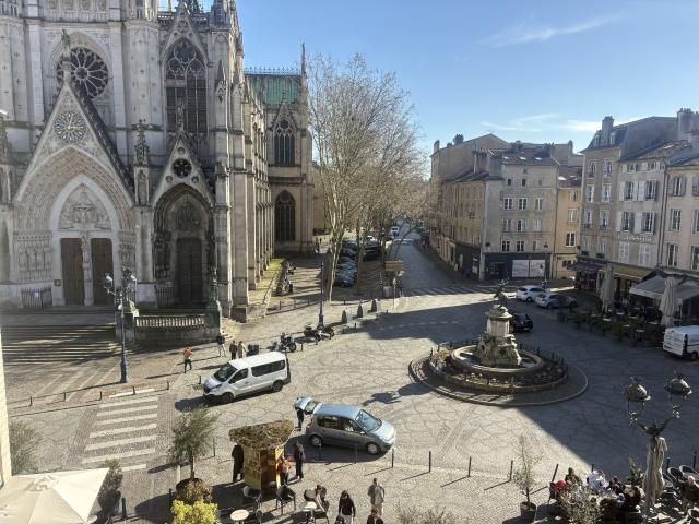 Nancy, vieille ville, F3 avec vue exceptionnelle sur la basilique Saint Epvre