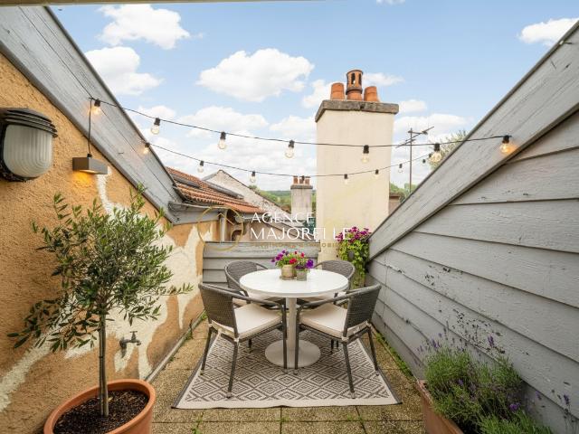 Nancy Quartier Pépinière: Duplex avec Terrasse Tropézienne 133 m2 au sol