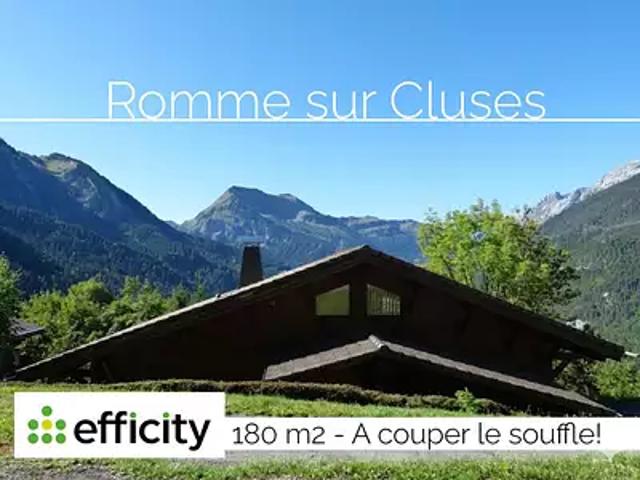 Nancy sur Cluses 74300 Achat / Vente maison 7 pièces t7 cave