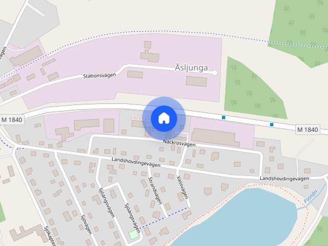 Näckrosvägen, Åsljunga