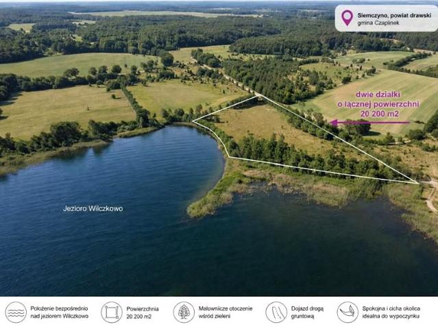 Nad Jez. Wilczkowo 20 200 m², Siemczyno
