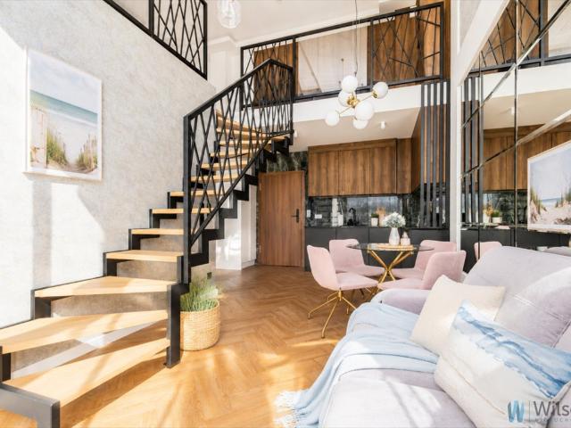 Nadmorski apartament z antresolą, widok na basen, garaż