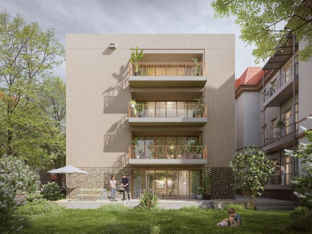 Nahe Arthur Bretschneider Park Stilvoller Neubau, Eigentumswohnung mit 3 Räumen und großer Loggia