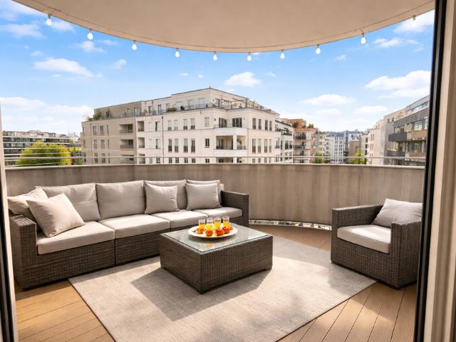 Nahe Potsdamer Platz und Gleisdreieck: bezugsfreie 4 Zimmer Wohnung mit zwei Balkonen