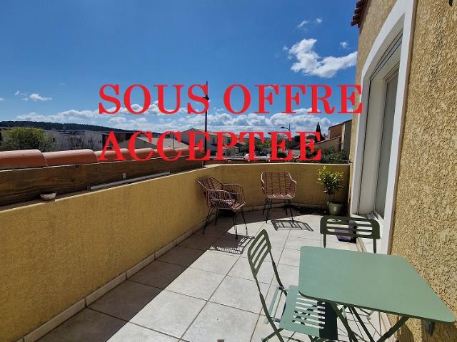 NARBONNE Villa T4 offrant 83m2 hab sur un terrain 3 faces de 376m2