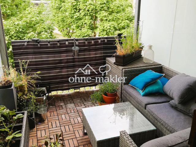 Naturnahe grüne Wohnung Linz Solarcity mit moderner Küche