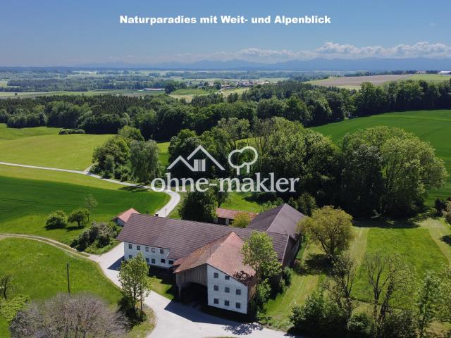 Naturparadies BIO Hofanwesen / Pferdehof / Handwerker u. Gewerbehof – TOP Lage