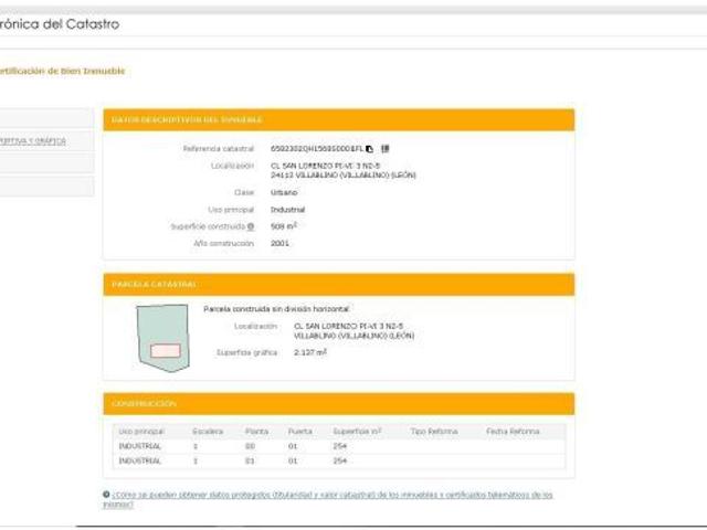 NAVE INDUSTRIAL EN RETANBILIDAD EN VILLABLINO