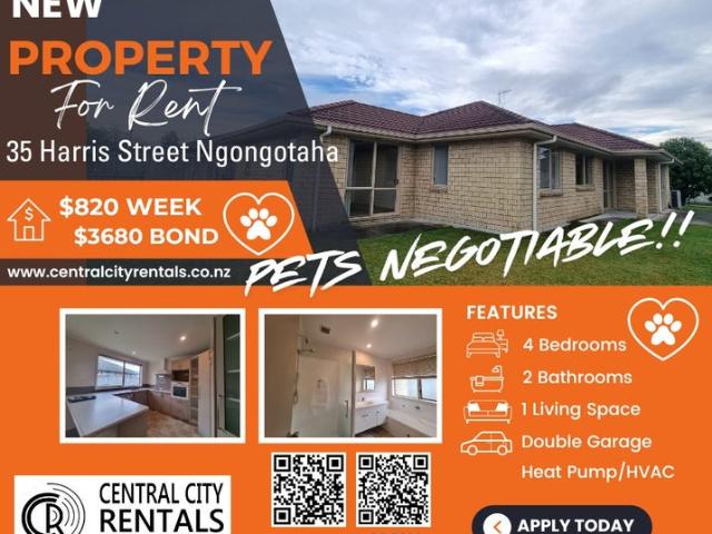 Ngongotaha, 4 bedrooms