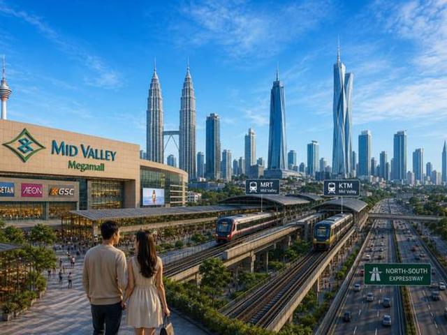 Near KL Midvalley TOD Condo Monthly 1400 2 3 Rooms Dual Key