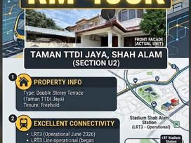 Near LRT Stadium Shah Alam