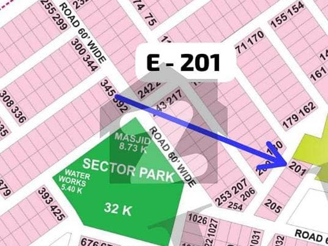 Near Sector Park Mosque Sial Estate Offers. E 201. Cheapest Kanal Ready To Transfer Plot For Sale. All Development Complete, Any Time Possession Expected